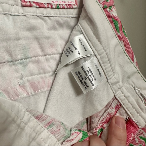 Lilly Pulitzer Pink Colony Flamingo Buttercup Shorts 🦩 - Picture 6 of 6